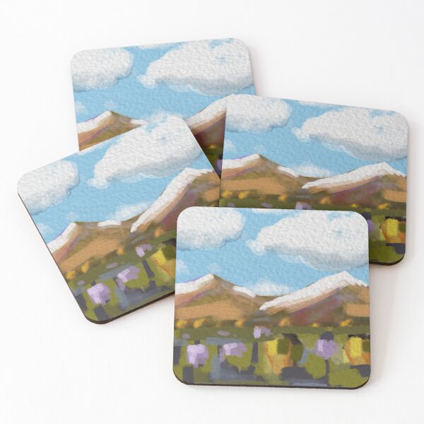 Item preview, Flat Iron Crossings - Colorado Mountains - Rocky Mountains Oil Painting designed and sold by FlyingSeas.