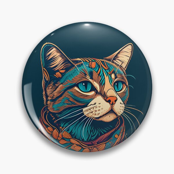 Item preview, Cat Boho Style Design Art Lover designed and sold by fredrickmassey.