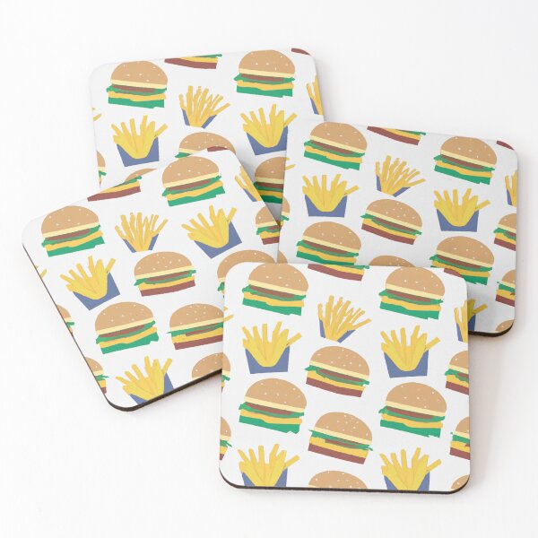 Item preview, Hamburgers and French Fries Pattern designed and sold by Zestpond.