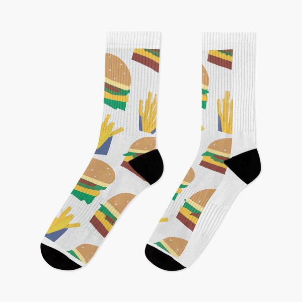 Item preview, Hamburgers and French Fries Pattern designed and sold by Zestpond.