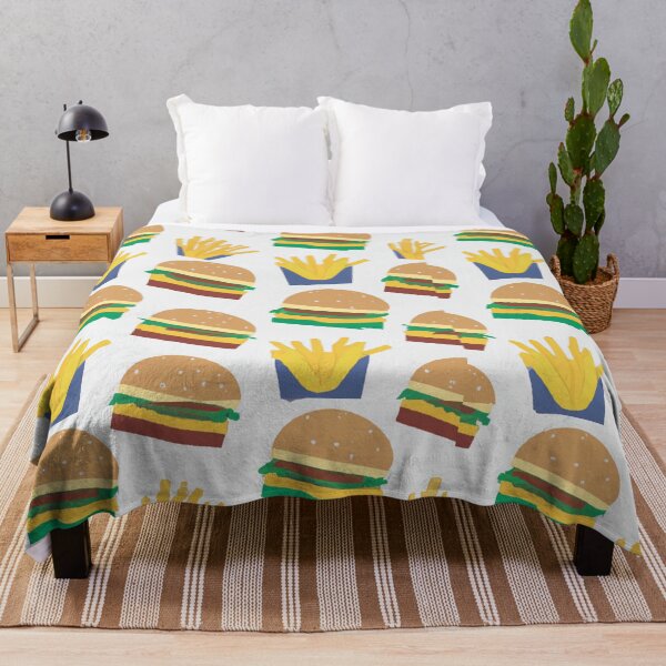 Item preview, Hamburgers and French Fries Pattern designed and sold by Zestpond.