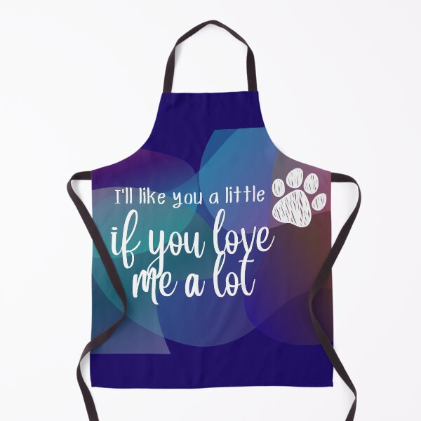 Item preview, I'll like you a little if you love me a lot - Abstract Blue designed and sold by Sorry-NotSorry.