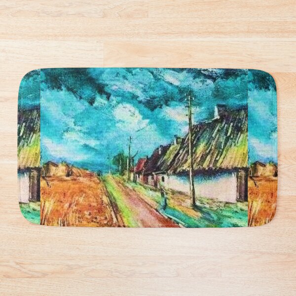 Item preview, Maurice Vlaminck, Thatched Cottages (digitally enhanced by WatermarkNZ Press) designed and sold by CristalleLisa.