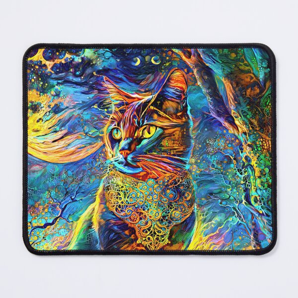 Item preview, Abstract Cat designed and sold by blackhalt.