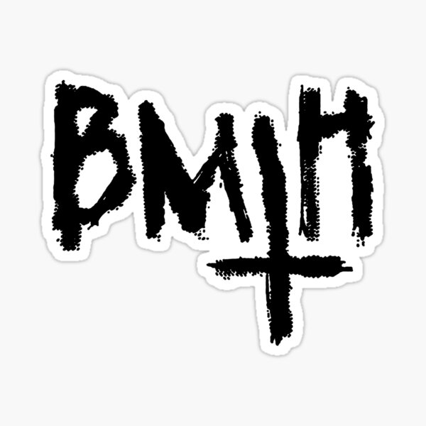 black logos Sticker