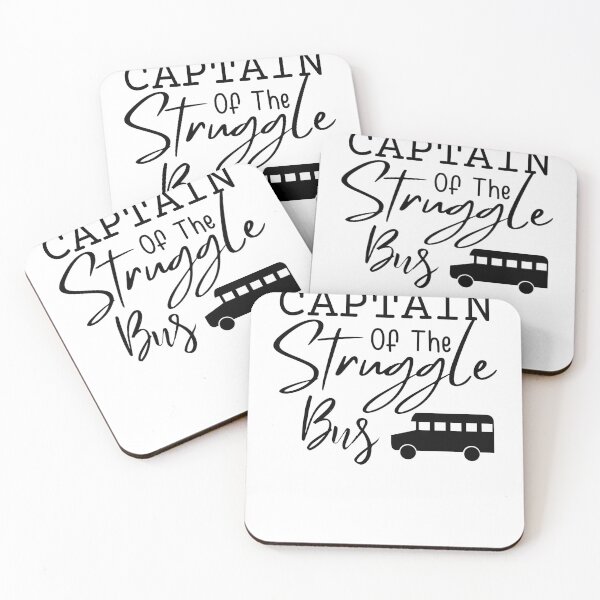 Item preview, Captain Of The Struggle Bus Funny Sarcastic Bus Driver designed and sold by MouDantArts.