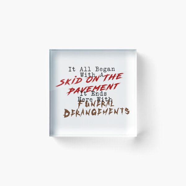 Item preview, Funeral Derangements - Ice Nine Kills Lyric Series #1 designed and sold by amduarte.