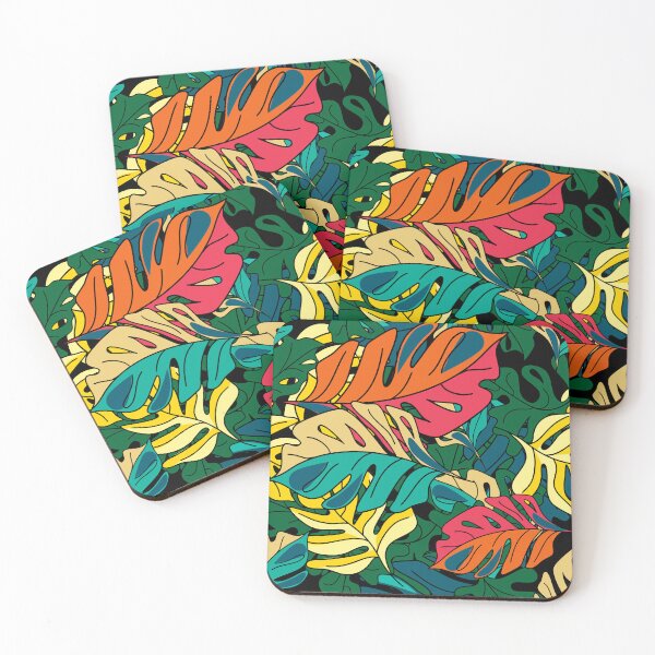Item preview, Tropical rainforest floral pattern designed and sold by Mashusha-art.