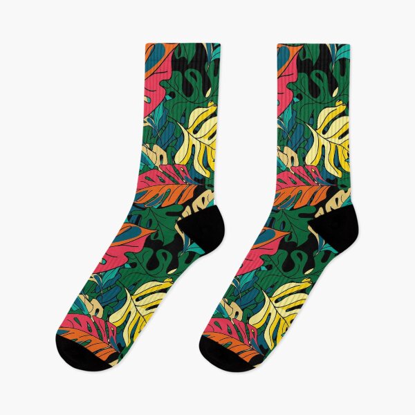Item preview, Tropical rainforest floral pattern designed and sold by Mashusha-art.