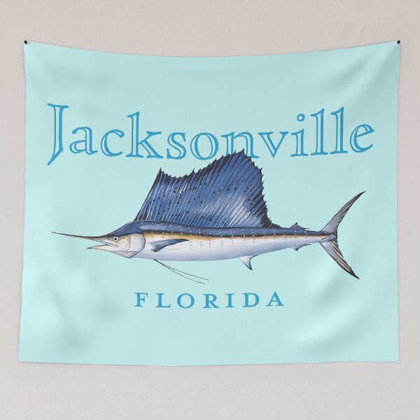 Item preview, Jacksonville Florida Sailfish Design designed and sold by Futurebeachbum.