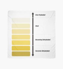 Urine Color Chart, Pee Color Chart Scarf