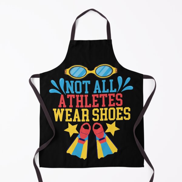 Item preview, Not all athletes wear shoes - swim team designed and sold by EvergreenWhimsy.