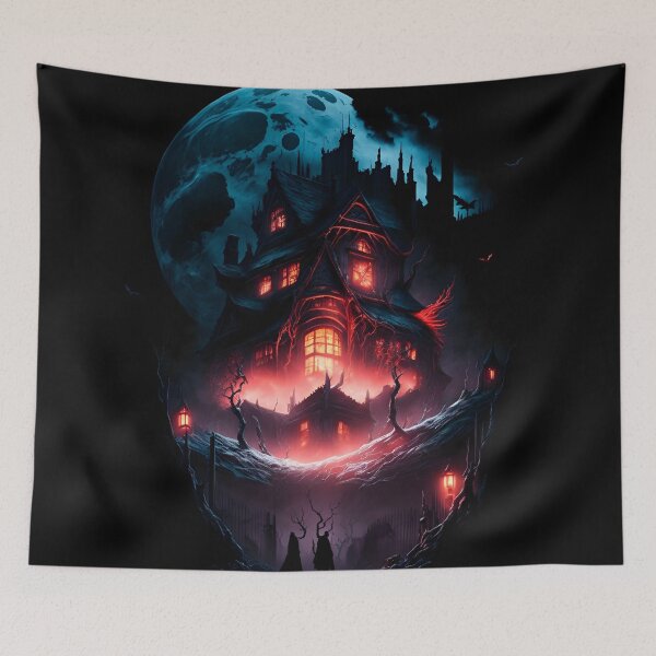 Item preview, Haunted halloween house designed and sold by Alan Javier Cordoba Espinosa.