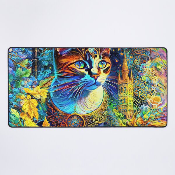 Item preview, Abstract Cat designed and sold by blackhalt.