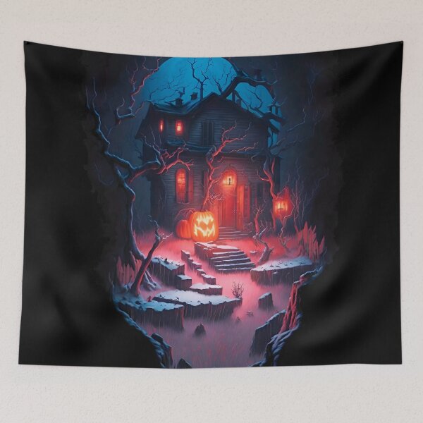 Item preview, Haunted halloween house 02 designed and sold by Alan Javier Cordoba Espinosa.