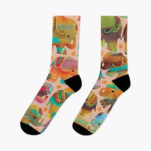 Item preview, Kawaii Jungle Elephants designed and sold by Karin Taylor.