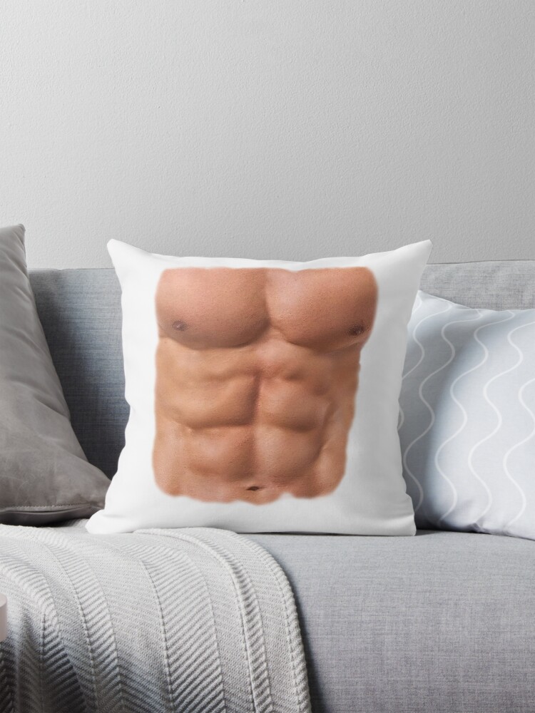 Muscle man pillow hotsell