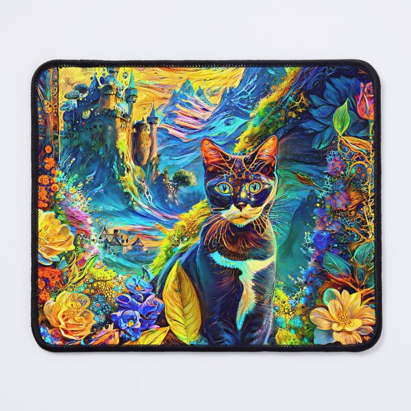 Item preview, Abstract Cat designed and sold by blackhalt.