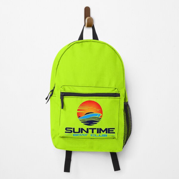 Item preview, Suntime Boat CLub Classic Logo Blue Orange Lake Ocean designed and sold by ChristinasMess.