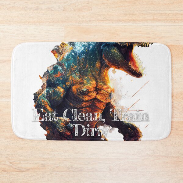 Item preview, Eat Clean, Train DirtyDesignBodybuilding Fitness Gym Workout Exercise Merch Print Design designed and sold by tengamerx.