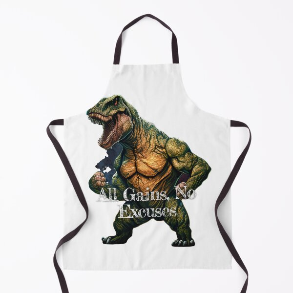 Item preview, All Gains, No ExcusesDesignBodybuilding Fitness Gym Workout Exercise Merch Print Design designed and sold by tengamerx.