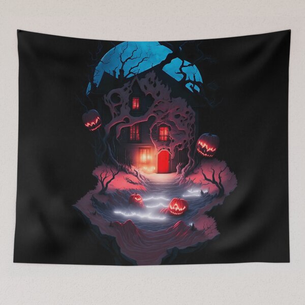 Item preview, Haunted halloween house 07 designed and sold by Alan Javier Cordoba Espinosa.