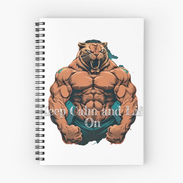 Item preview, Keep Calm and Lift OnDesignBodybuilding Fitness Gym Workout Exercise Merch Print Design designed and sold by tengamerx.