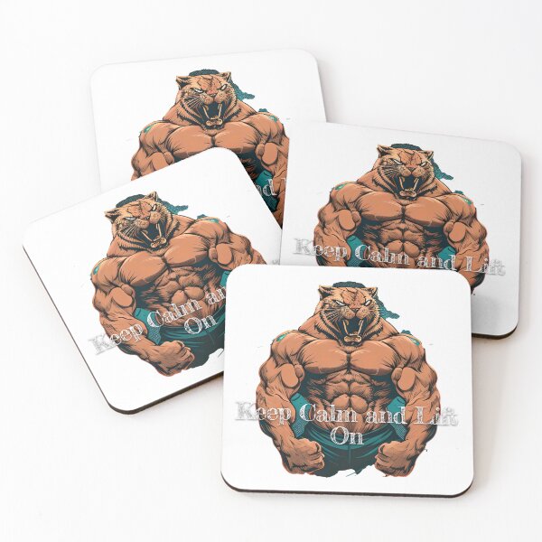 Aperçu de l'œuvre Keep Calm and Lift OnDesignBodybuilding Fitness Gym Workout Exercise Merch Print Design créée et vendue par tengamerx.