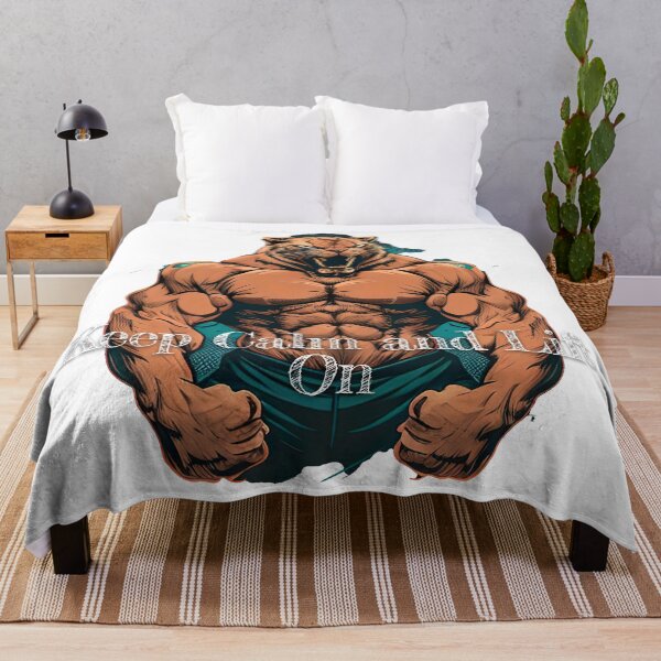 Aperçu de l'œuvre Keep Calm and Lift OnDesignBodybuilding Fitness Gym Workout Exercise Merch Print Design créée et vendue par tengamerx.