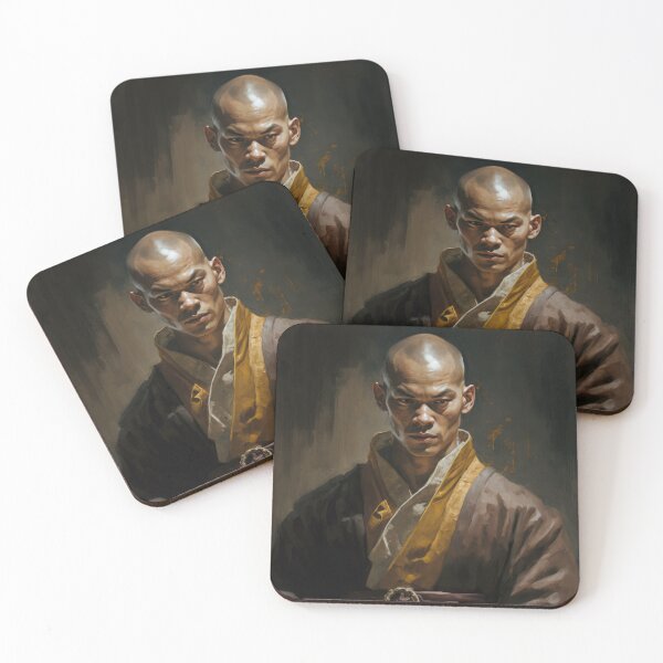 Item preview, Stern face of Shaolin designed and sold by ArtificialEye.