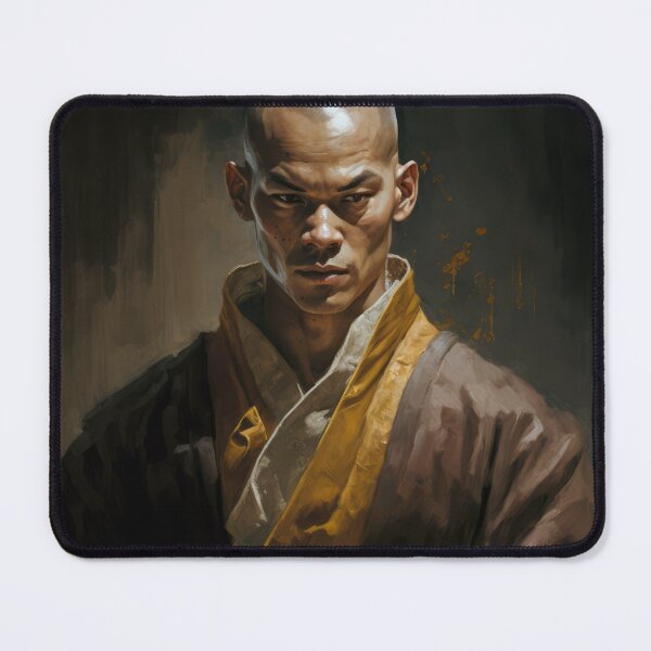 Item preview, Stern face of Shaolin designed and sold by ArtificialEye.