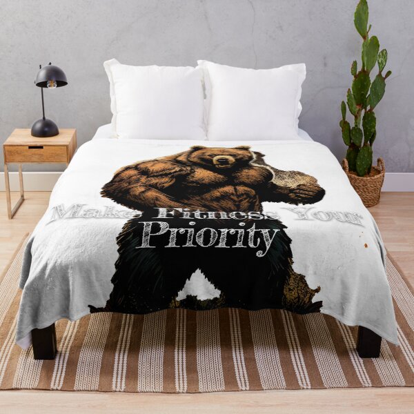 Artikelvorschau, Make Fitness Your PriorityDesignBodybuilding Fitness Gym Workout Exercise Merch Print Design entworfen und verkauft von tengamerx.