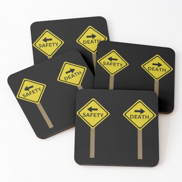Item preview, Safety Death Road Signs designed and sold by Halloweenville.