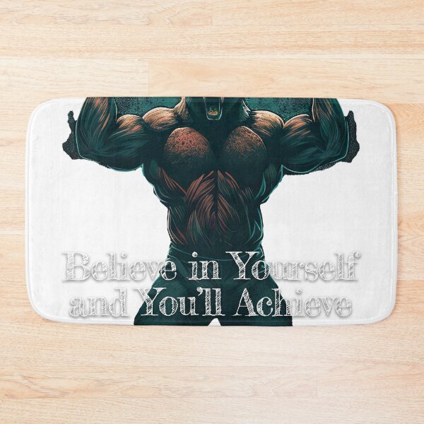 Item preview, Believe in Yourself and You'll AchieveDesignBodybuilding Fitness Gym Workout Exercise Merch Print Design designed and sold by tengamerx.