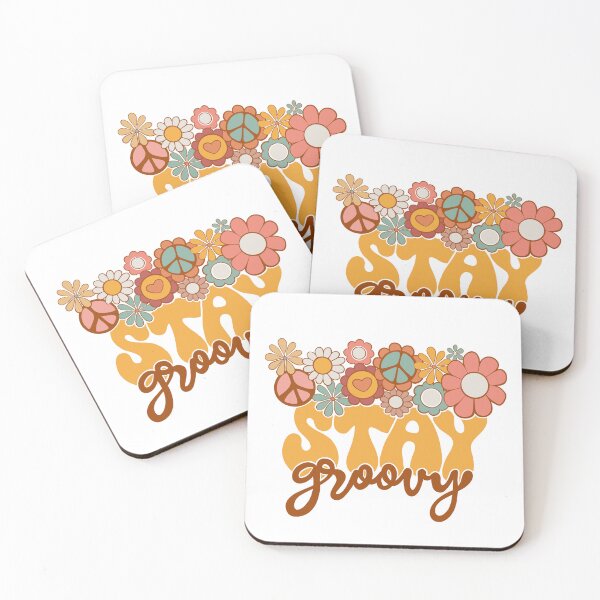 Item preview, Stay Groovy - Retro 70s hippie design designed and sold by PuraVidaStudio.