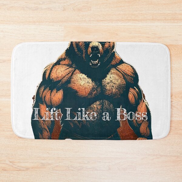 Item preview, Lift Like a BossDesignBodybuilding Fitness Gym Workout Exercise Merch Print Design designed and sold by tengamerx.