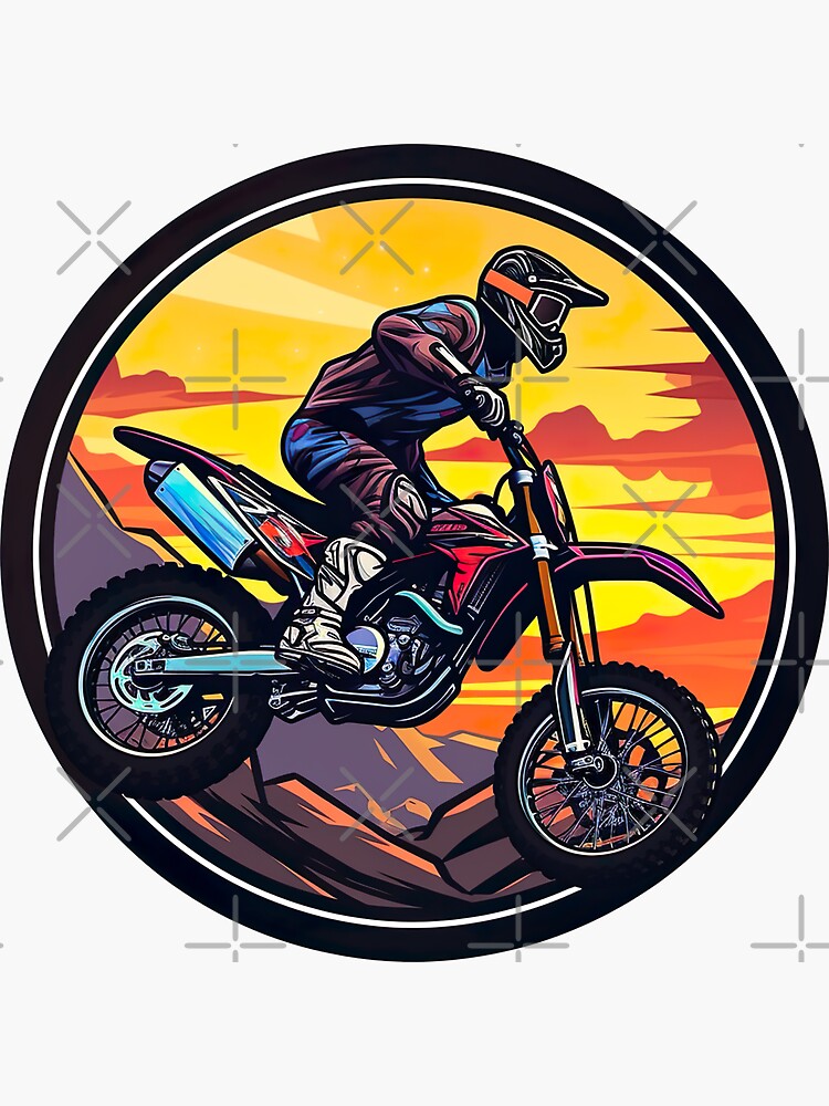 Sticker Moto Cross 2