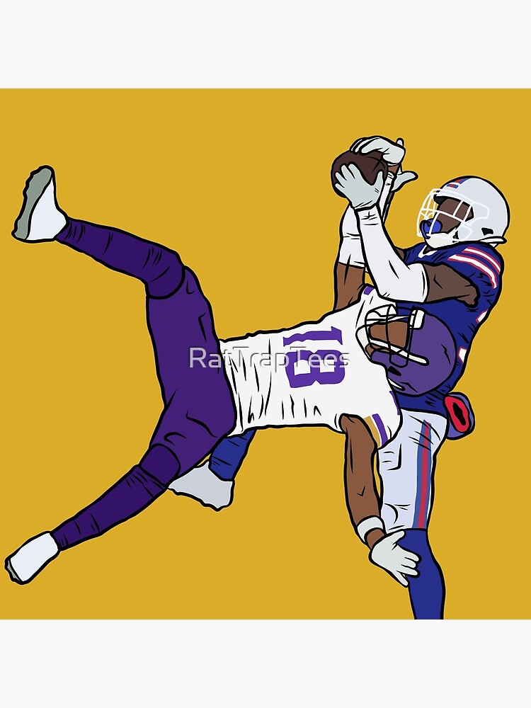 Limited Edition Justin Jefferson Catch Canvas Print. Painting