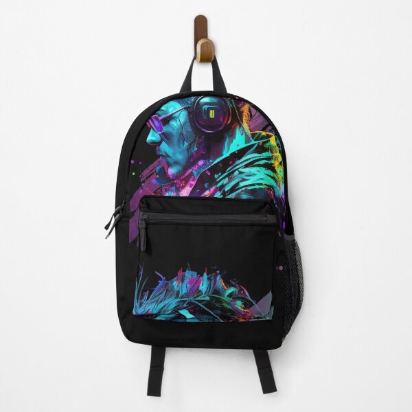 Item preview, Barely Human - Futurist Underground Dark Techno Cyberpunk Synthwave Phonk Cool Artistic Design #03 designed and sold by EC-store.