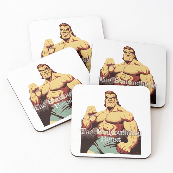 Item preview, The Bodybuilding BeastDesignBodybuilding Fitness Gym Workout Exercise Merch Print Design designed and sold by tengamerx.