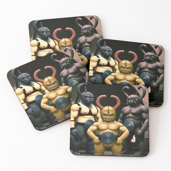 Item preview, 'Team Tubby' Muscle Bound Alien Race of Wrestling Warriors (Teletubby inspired) designed and sold by ArtificialEye.