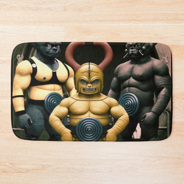Item preview, 'Team Tubby' Muscle Bound Alien Race of Wrestling Warriors (Teletubby inspired) designed and sold by ArtificialEye.