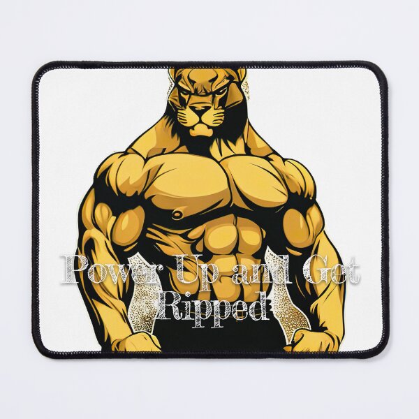 Item preview, Power Up and Get RippedDesignBodybuilding Fitness Gym Workout Exercise Merch Print Design designed and sold by tengamerx.