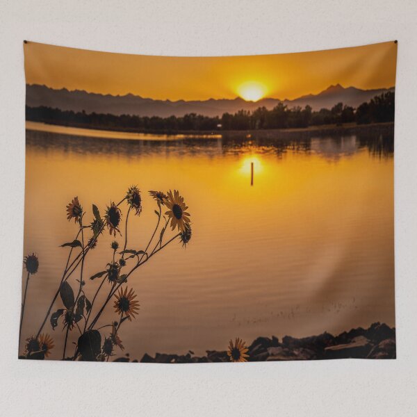 Item preview, Yellow Wildflowers at Sunset designed and sold by Craig Kauzmann.