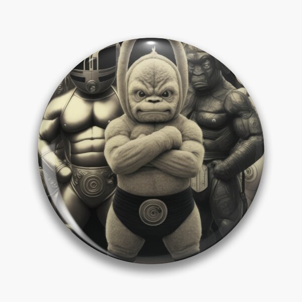 Item preview, 'Team Tubby' Muscle Bound Alien Race of Wrestling Warriors (Teletubby inspired) designed and sold by ArtificialEye.