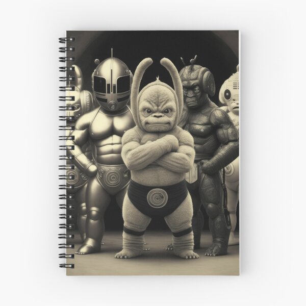 Item preview, 'Team Tubby' Muscle Bound Alien Race of Wrestling Warriors (Teletubby inspired) designed and sold by ArtificialEye.