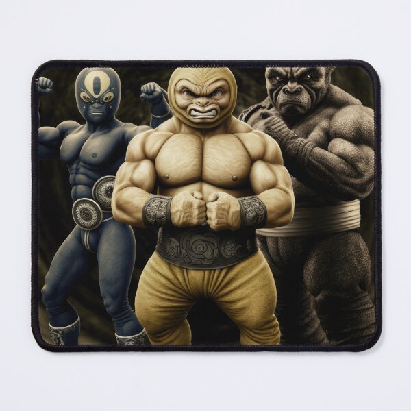 Item preview, Powerful 'Team Tubby' Muscle Bound Alien Race of Wrestling Warriors (Teletubby inspired) designed and sold by ArtificialEye.