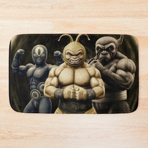 Item preview, Powerful 'Team Tubby' Muscle Bound Alien Race of Wrestling Warriors (Teletubby inspired) designed and sold by ArtificialEye.