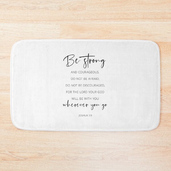 Item preview, Be Strong And Courageous Do Not Be Afraid, Joshua 1:9 designed and sold by ArtfulZuzu.