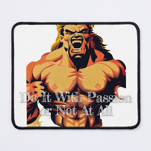 Item preview, XDo It With Passion or Not At AllDesignBodybuilding Fitness Gym Workout Exercise Merch Print Design designed and sold by tengamerx.